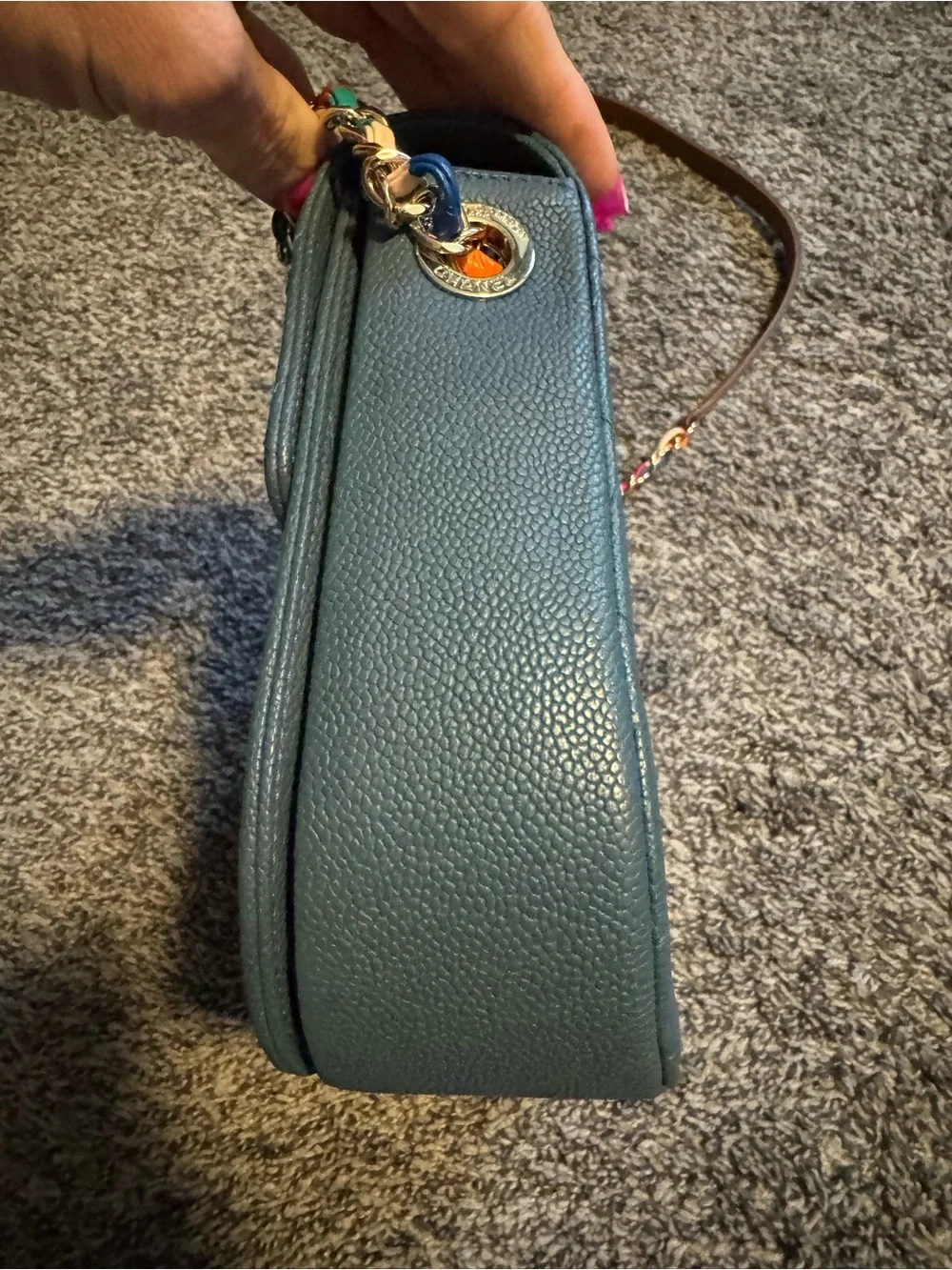 Chanel Cuba edition blue caviar with gold hardware
